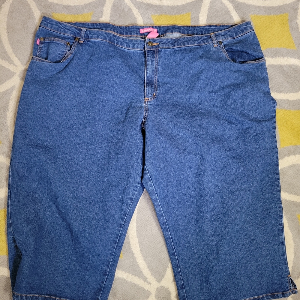 COPY - Woman Within plus cropped jeans sz 32W